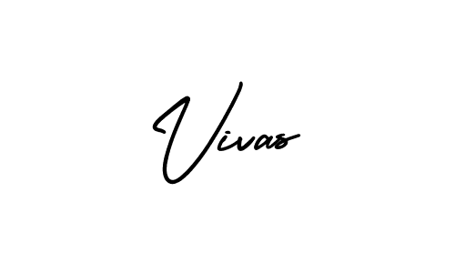 It looks lik you need a new signature style for name Vivas. Design unique handwritten (AmerikaSignatureDemo-Regular) signature with our free signature maker in just a few clicks. Vivas signature style 3 images and pictures png