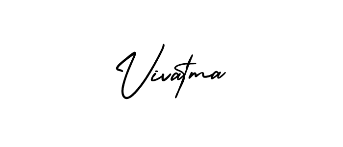 Make a beautiful signature design for name Vivatma. With this signature (AmerikaSignatureDemo-Regular) style, you can create a handwritten signature for free. Vivatma signature style 3 images and pictures png
