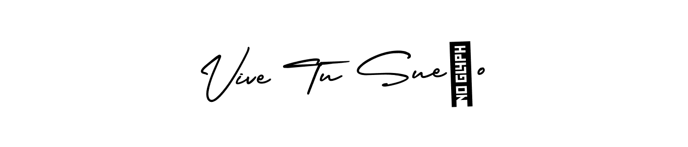 Design your own signature with our free online signature maker. With this signature software, you can create a handwritten (AmerikaSignatureDemo-Regular) signature for name Vive Tu Sueño. Vive Tu Sueño signature style 3 images and pictures png