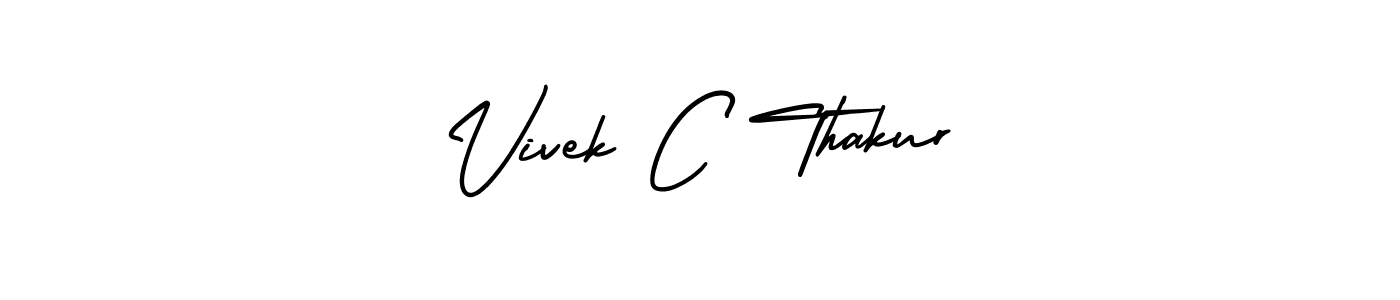 AmerikaSignatureDemo-Regular is a professional signature style that is perfect for those who want to add a touch of class to their signature. It is also a great choice for those who want to make their signature more unique. Get Vivek C Thakur name to fancy signature for free. Vivek C Thakur signature style 3 images and pictures png