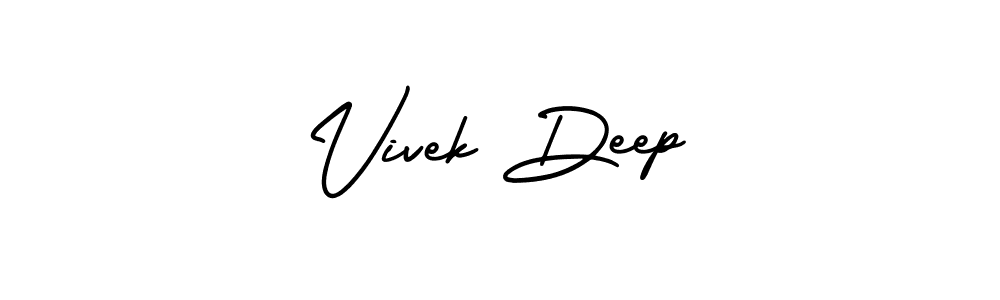 Similarly AmerikaSignatureDemo-Regular is the best handwritten signature design. Signature creator online .You can use it as an online autograph creator for name Vivek Deep. Vivek Deep signature style 3 images and pictures png