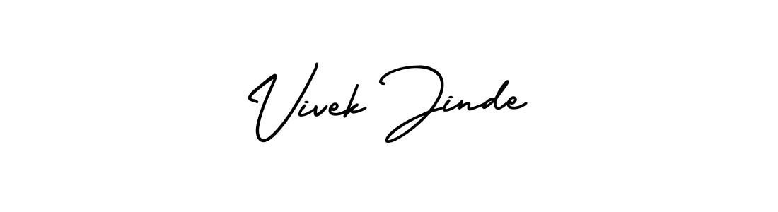 You can use this online signature creator to create a handwritten signature for the name Vivek Jinde. This is the best online autograph maker. Vivek Jinde signature style 3 images and pictures png