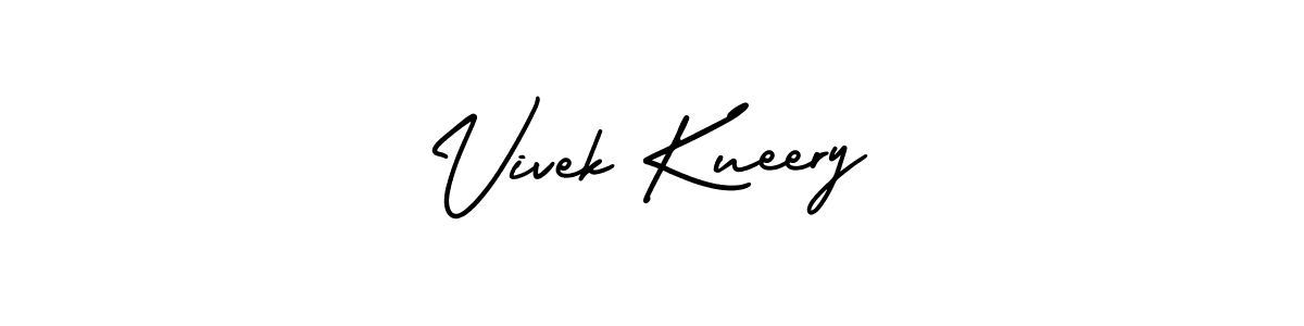 Best and Professional Signature Style for Vivek Kueery. AmerikaSignatureDemo-Regular Best Signature Style Collection. Vivek Kueery signature style 3 images and pictures png