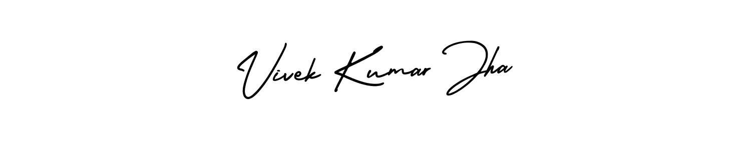 Also we have Vivek Kumar Jha name is the best signature style. Create professional handwritten signature collection using AmerikaSignatureDemo-Regular autograph style. Vivek Kumar Jha signature style 3 images and pictures png