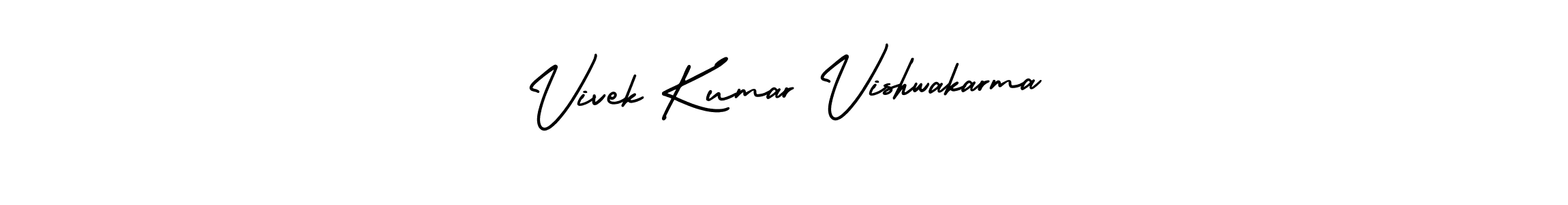Similarly AmerikaSignatureDemo-Regular is the best handwritten signature design. Signature creator online .You can use it as an online autograph creator for name Vivek Kumar Vishwakarma. Vivek Kumar Vishwakarma signature style 3 images and pictures png