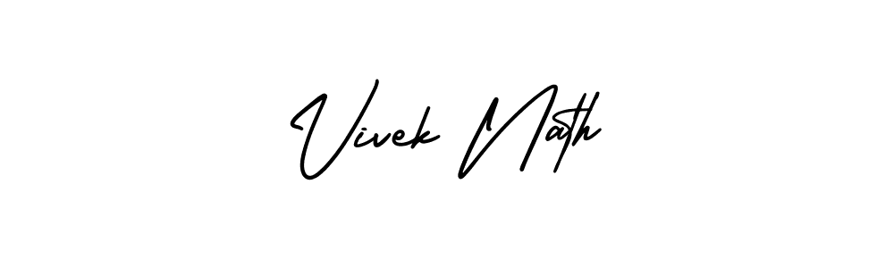 Make a beautiful signature design for name Vivek Nath. Use this online signature maker to create a handwritten signature for free. Vivek Nath signature style 3 images and pictures png