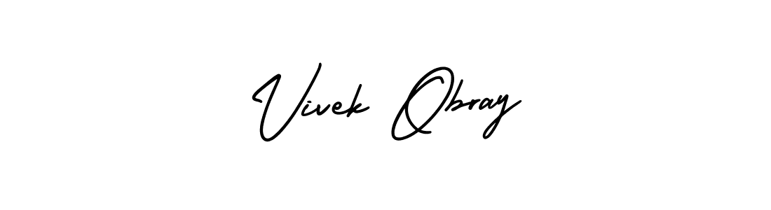 How to make Vivek Obray signature? AmerikaSignatureDemo-Regular is a professional autograph style. Create handwritten signature for Vivek Obray name. Vivek Obray signature style 3 images and pictures png