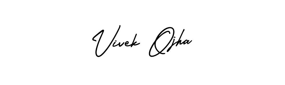 How to make Vivek Ojha signature? AmerikaSignatureDemo-Regular is a professional autograph style. Create handwritten signature for Vivek Ojha name. Vivek Ojha signature style 3 images and pictures png