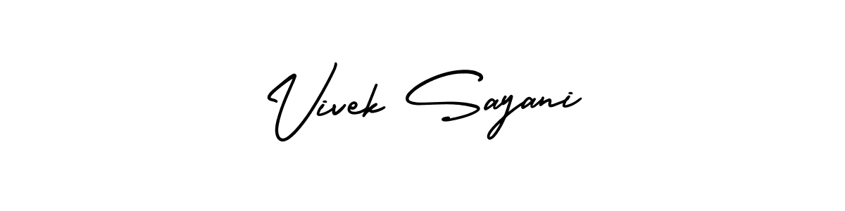 Also You can easily find your signature by using the search form. We will create Vivek Sayani name handwritten signature images for you free of cost using AmerikaSignatureDemo-Regular sign style. Vivek Sayani signature style 3 images and pictures png