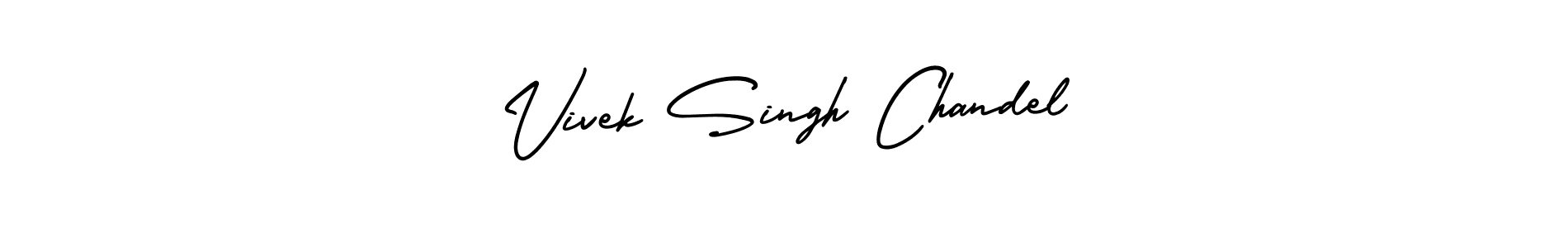 Make a beautiful signature design for name Vivek Singh Chandel. With this signature (AmerikaSignatureDemo-Regular) style, you can create a handwritten signature for free. Vivek Singh Chandel signature style 3 images and pictures png