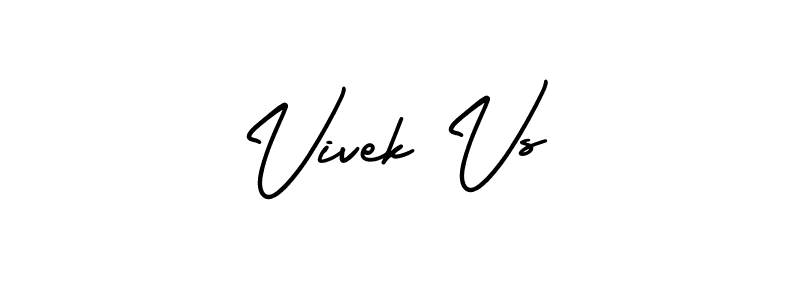Make a beautiful signature design for name Vivek Vs. Use this online signature maker to create a handwritten signature for free. Vivek Vs signature style 3 images and pictures png