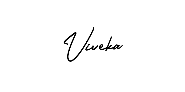 How to Draw Viveka signature style? AmerikaSignatureDemo-Regular is a latest design signature styles for name Viveka. Viveka signature style 3 images and pictures png