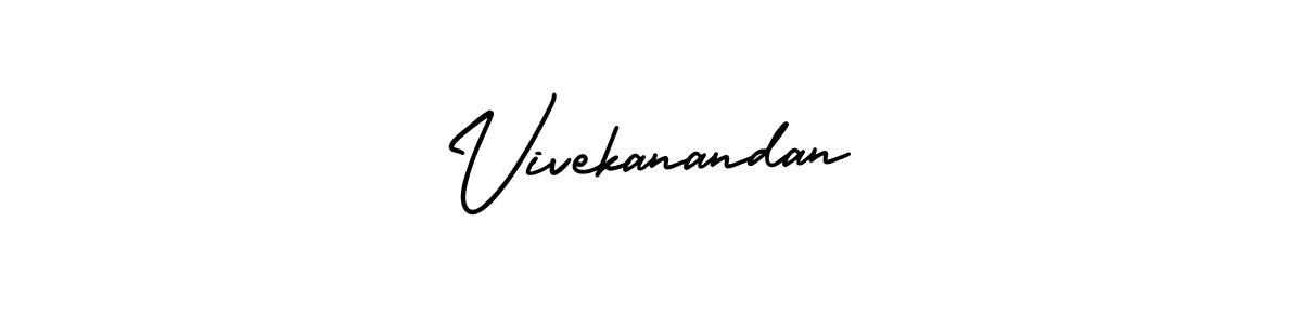 How to Draw Vivekanandan signature style? AmerikaSignatureDemo-Regular is a latest design signature styles for name Vivekanandan. Vivekanandan signature style 3 images and pictures png