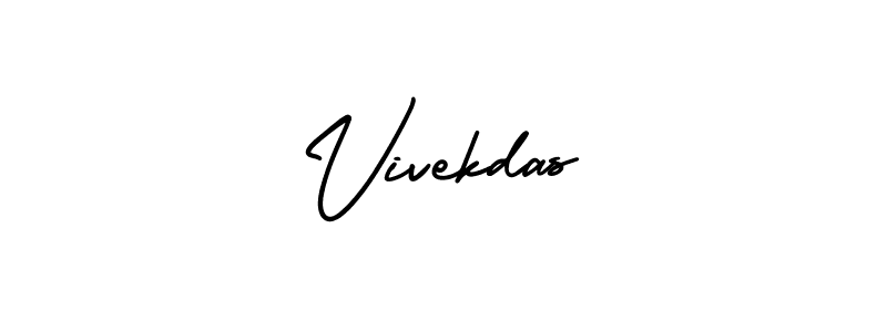 Also we have Vivekdas name is the best signature style. Create professional handwritten signature collection using AmerikaSignatureDemo-Regular autograph style. Vivekdas signature style 3 images and pictures png