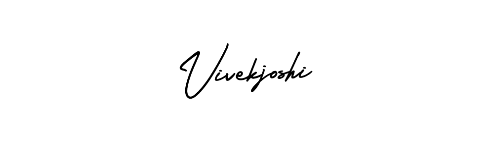 Make a beautiful signature design for name Vivekjoshi. With this signature (AmerikaSignatureDemo-Regular) style, you can create a handwritten signature for free. Vivekjoshi signature style 3 images and pictures png