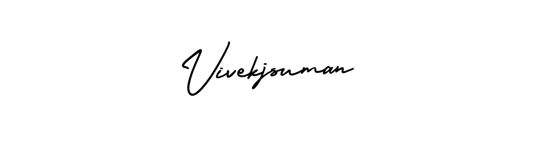 You can use this online signature creator to create a handwritten signature for the name Vivekjsuman. This is the best online autograph maker. Vivekjsuman signature style 3 images and pictures png