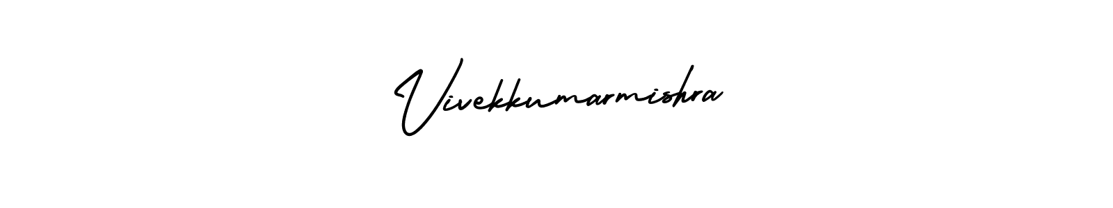 How to make Vivekkumarmishra name signature. Use AmerikaSignatureDemo-Regular style for creating short signs online. This is the latest handwritten sign. Vivekkumarmishra signature style 3 images and pictures png