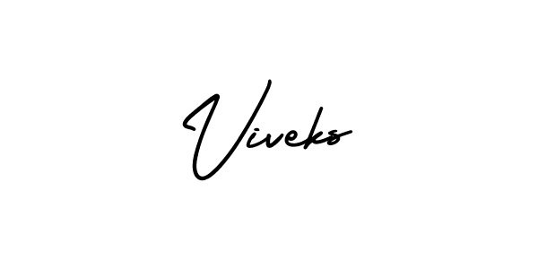 How to make Viveks signature? AmerikaSignatureDemo-Regular is a professional autograph style. Create handwritten signature for Viveks name. Viveks signature style 3 images and pictures png