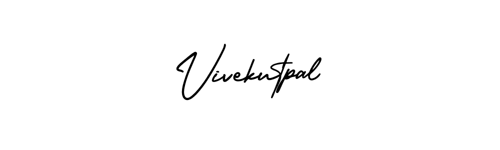 Create a beautiful signature design for name Vivekutpal. With this signature (AmerikaSignatureDemo-Regular) fonts, you can make a handwritten signature for free. Vivekutpal signature style 3 images and pictures png