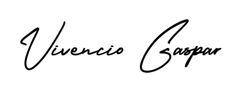 You should practise on your own different ways (AmerikaSignatureDemo-Regular) to write your name (Vivencio Gaspar) in signature. Don't let someone else do it for you. Vivencio Gaspar signature style 3 images and pictures png