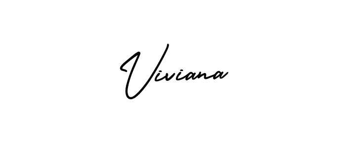 Also we have Viviana name is the best signature style. Create professional handwritten signature collection using AmerikaSignatureDemo-Regular autograph style. Viviana signature style 3 images and pictures png