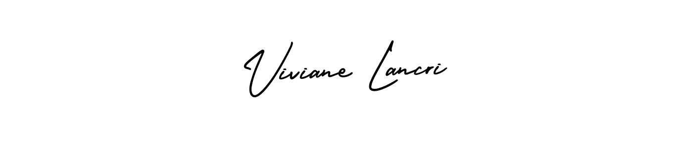 Also You can easily find your signature by using the search form. We will create Viviane Lancri name handwritten signature images for you free of cost using AmerikaSignatureDemo-Regular sign style. Viviane Lancri signature style 3 images and pictures png