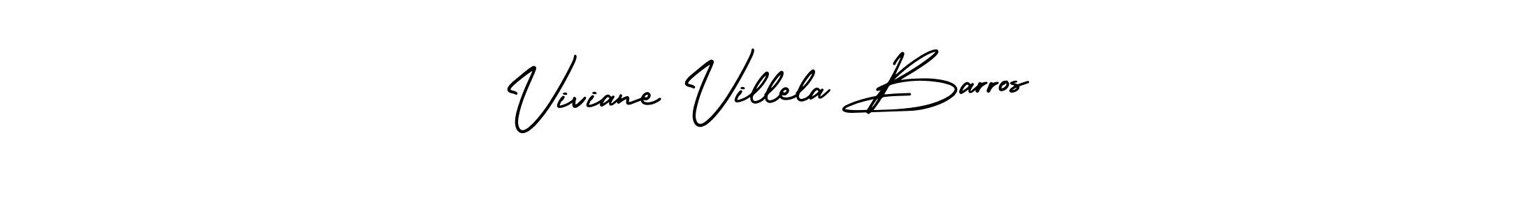 Make a beautiful signature design for name Viviane Villela Barros. With this signature (AmerikaSignatureDemo-Regular) style, you can create a handwritten signature for free. Viviane Villela Barros signature style 3 images and pictures png