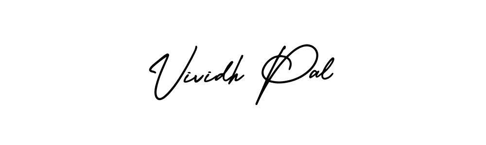 Design your own signature with our free online signature maker. With this signature software, you can create a handwritten (AmerikaSignatureDemo-Regular) signature for name Vividh Pal. Vividh Pal signature style 3 images and pictures png