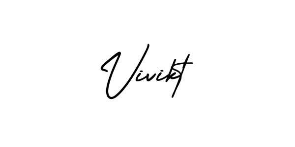 Create a beautiful signature design for name Vivikt. With this signature (AmerikaSignatureDemo-Regular) fonts, you can make a handwritten signature for free. Vivikt signature style 3 images and pictures png