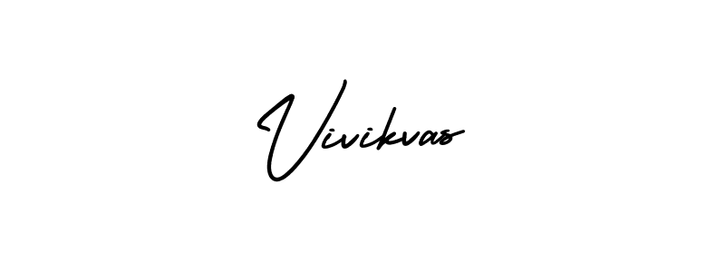 Vivikvas stylish signature style. Best Handwritten Sign (AmerikaSignatureDemo-Regular) for my name. Handwritten Signature Collection Ideas for my name Vivikvas. Vivikvas signature style 3 images and pictures png