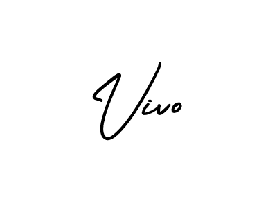How to make Vivo signature? AmerikaSignatureDemo-Regular is a professional autograph style. Create handwritten signature for Vivo name. Vivo signature style 3 images and pictures png