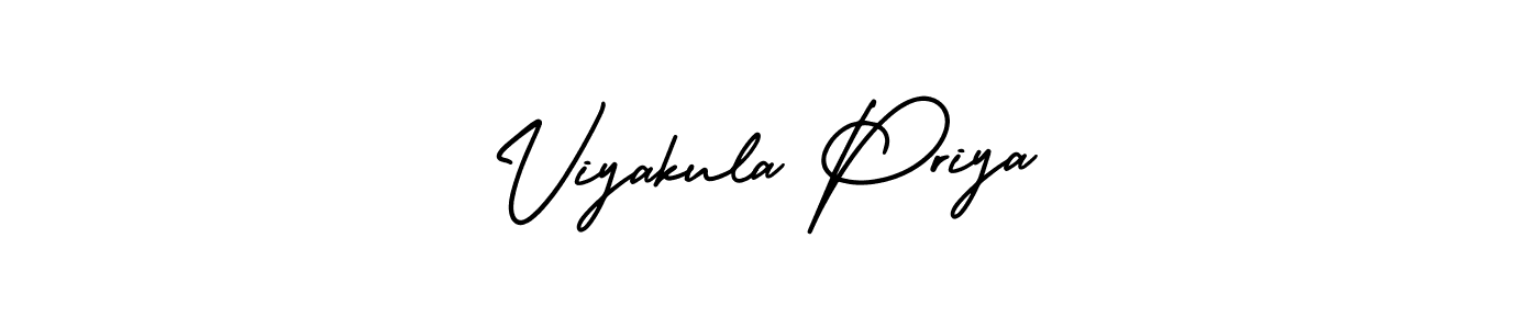 Check out images of Autograph of Viyakula Priya name. Actor Viyakula Priya Signature Style. AmerikaSignatureDemo-Regular is a professional sign style online. Viyakula Priya signature style 3 images and pictures png