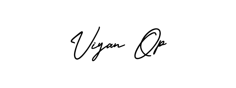 Check out images of Autograph of Viyan Op name. Actor Viyan Op Signature Style. AmerikaSignatureDemo-Regular is a professional sign style online. Viyan Op signature style 3 images and pictures png