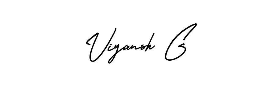 Also You can easily find your signature by using the search form. We will create Viyansh G name handwritten signature images for you free of cost using AmerikaSignatureDemo-Regular sign style. Viyansh G signature style 3 images and pictures png