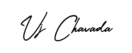 Upgrade your professional image with Vj Chavada signature created with AmerikaSignatureDemo-Regular font. Fast, free, and watermark-free download. Vj Chavada signature style 3 images and pictures png