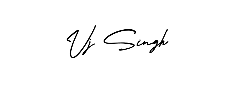 Design your own signature with our free online signature maker. With this signature software, you can create a handwritten (AmerikaSignatureDemo-Regular) signature for name Vj Singh. Vj Singh signature style 3 images and pictures png