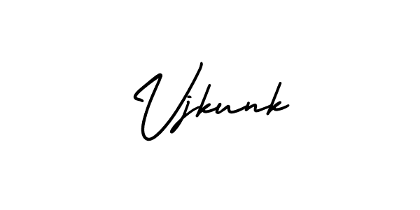 This is the best signature style for the Vjkunk name. Also you like these signature font (AmerikaSignatureDemo-Regular). Mix name signature. Vjkunk signature style 3 images and pictures png