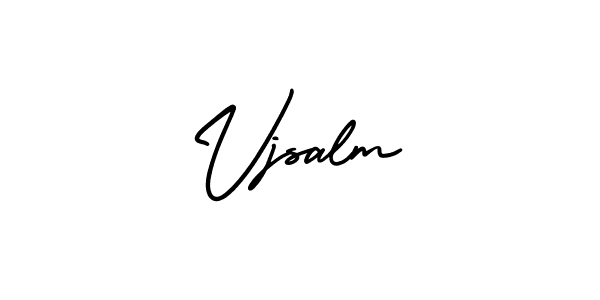 You can use this online signature creator to create a handwritten signature for the name Vjsalm. This is the best online autograph maker. Vjsalm signature style 3 images and pictures png