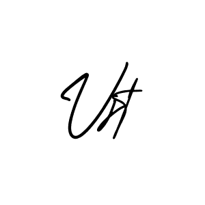 How to make Vjt name signature. Use AmerikaSignatureDemo-Regular style for creating short signs online. This is the latest handwritten sign. Vjt signature style 3 images and pictures png