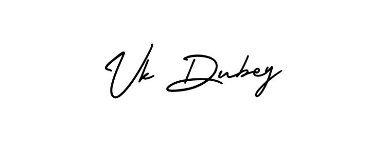 Similarly AmerikaSignatureDemo-Regular is the best handwritten signature design. Signature creator online .You can use it as an online autograph creator for name Vk Dubey. Vk Dubey signature style 3 images and pictures png