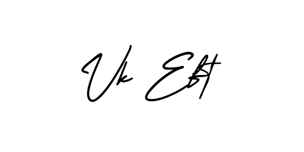 How to Draw Vk Eft signature style? AmerikaSignatureDemo-Regular is a latest design signature styles for name Vk Eft. Vk Eft signature style 3 images and pictures png