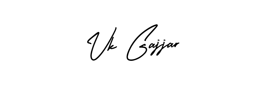 AmerikaSignatureDemo-Regular is a professional signature style that is perfect for those who want to add a touch of class to their signature. It is also a great choice for those who want to make their signature more unique. Get Vk Gajjar name to fancy signature for free. Vk Gajjar signature style 3 images and pictures png