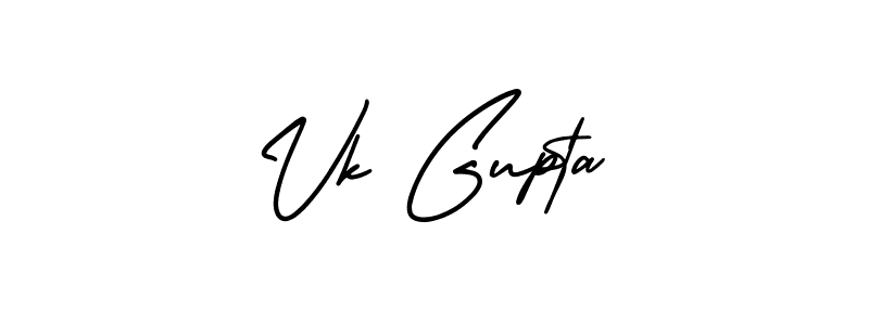 How to make Vk Gupta signature? AmerikaSignatureDemo-Regular is a professional autograph style. Create handwritten signature for Vk Gupta name. Vk Gupta signature style 3 images and pictures png