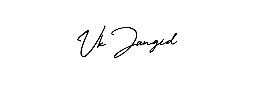 Also we have Vk Jangid name is the best signature style. Create professional handwritten signature collection using AmerikaSignatureDemo-Regular autograph style. Vk Jangid signature style 3 images and pictures png