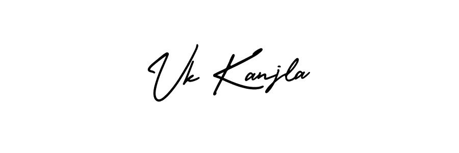 Similarly AmerikaSignatureDemo-Regular is the best handwritten signature design. Signature creator online .You can use it as an online autograph creator for name Vk Kanjla. Vk Kanjla signature style 3 images and pictures png