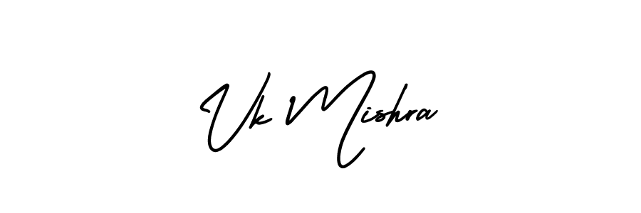 Also You can easily find your signature by using the search form. We will create Vk Mishra name handwritten signature images for you free of cost using AmerikaSignatureDemo-Regular sign style. Vk Mishra signature style 3 images and pictures png