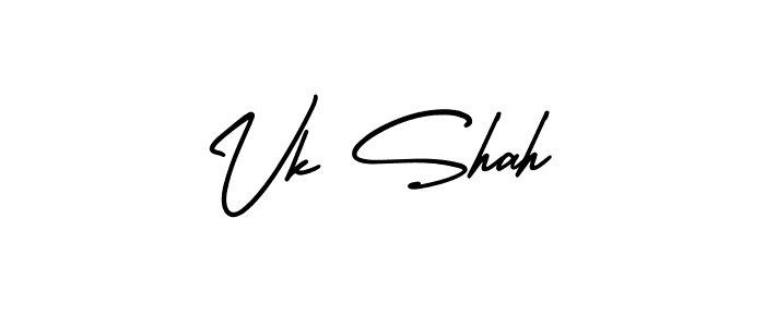 Use a signature maker to create a handwritten signature online. With this signature software, you can design (AmerikaSignatureDemo-Regular) your own signature for name Vk Shah. Vk Shah signature style 3 images and pictures png