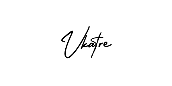 How to make Vkatre signature? AmerikaSignatureDemo-Regular is a professional autograph style. Create handwritten signature for Vkatre name. Vkatre signature style 3 images and pictures png