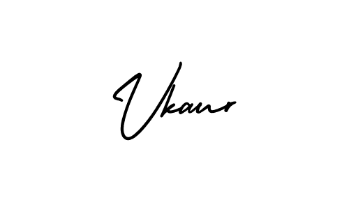 Design your own signature with our free online signature maker. With this signature software, you can create a handwritten (AmerikaSignatureDemo-Regular) signature for name Vkaur. Vkaur signature style 3 images and pictures png