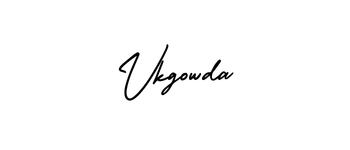 Make a beautiful signature design for name Vkgowda. With this signature (AmerikaSignatureDemo-Regular) style, you can create a handwritten signature for free. Vkgowda signature style 3 images and pictures png